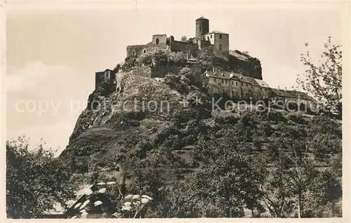 AK / Ansichtskarte Aussig Tschechien Burg Schreckenstein Aussig Tschechien Kat. Usti nad Labem