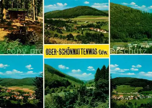 AK / Ansichtskarte Ober Schoenmattenwag Landschaftspanorama Naturpark Bergstrasse Quelle Ober Schoenmattenwag Kat. Wald Michelbach