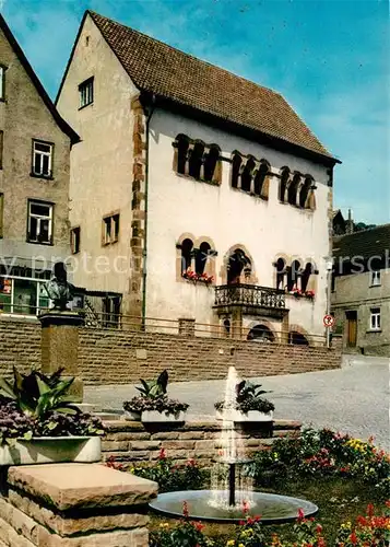 AK / Ansichtskarte Gelnhausen Romanisches Haus aeltestes Amtshaus Deutschlands Gelnhausen Kat. Gelnhausen