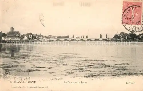AK / Ansichtskarte Saint Jean de Losne Le Pont sur la Saone Saint Jean de Losne Kat. Saint Jean de Losne