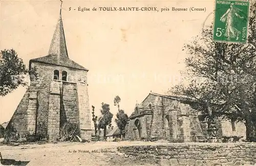 AK / Ansichtskarte Toulx Sainte Croix Eglise pres Boussac Toulx Sainte Croix Kat. Toulx Sainte Croix