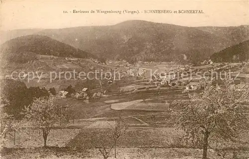 AK / Ansichtskarte Wangenbourg Engenthal Schneeberg et Schneetal Wangenbourg Engenthal Kat. Wangenbourg Engenthal