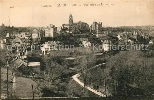 AK / Ansichtskarte Uzerche Vue prise de la Pomme Uzerche Kat. Uzerche