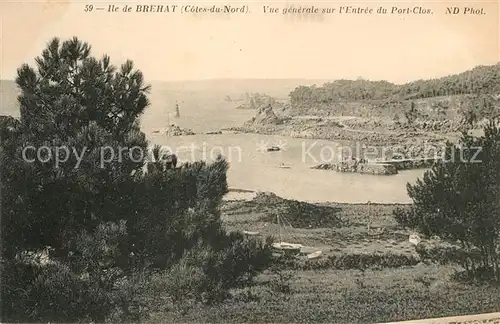 AK / Ansichtskarte Ile de Brehat Vue generale sur lEntree du Port Clos Ile de Brehat Kat. Ile de Brehat