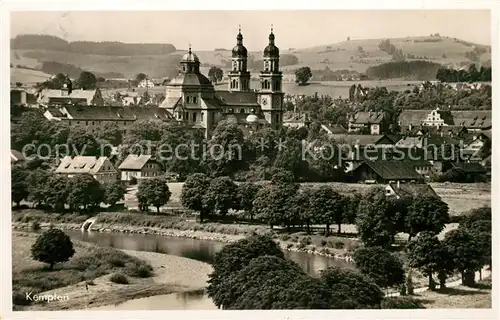 AK / Ansichtskarte Kempten Allgaeu Panorama mit Kirche Kempten Allgaeu Kat. Kempten (Allgaeu)