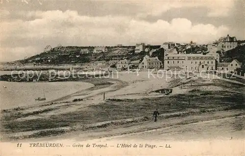 AK / Ansichtskarte Trebeurden Greve de Trozoul Hotel de la Plage Trebeurden Kat. Trebeurden