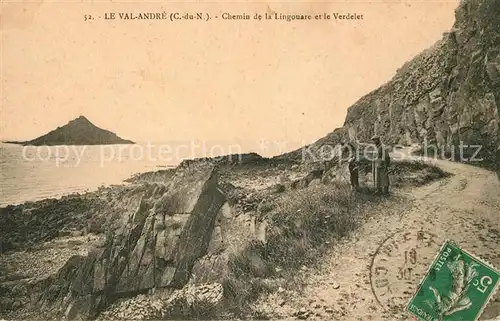 AK / Ansichtskarte Val Andre Chemin de la Lingouare et le Verdelet Val Andre Kat. Pleneuf Val Andre