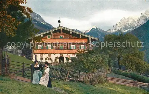 AK / Ansichtskarte Tirol Region Berggasthaus Trachten Tirol Region Kat. Innsbruck