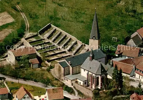 AK / Ansichtskarte Hessenthal Spessart Fliegeraufnahme Wallfahrtskirche Hessenthal Spessart Kat. Mespelbrunn