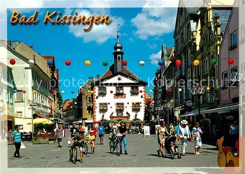 AK / Ansichtskarte Bad Kissingen Marktplatz Altes Rathaus Bad Kissingen Kat. Bad Kissingen