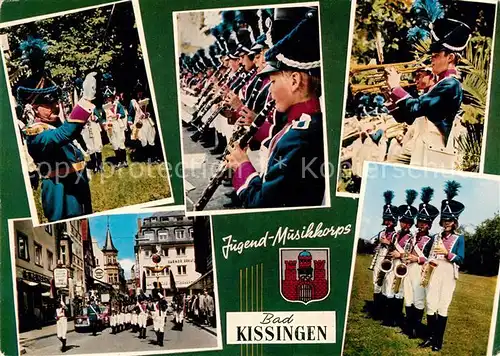AK / Ansichtskarte Bad Kissingen Jugend Musikkorps Uniform Fraenkischer Grenadiere um 1812 Bad Kissingen Kat. Bad Kissingen