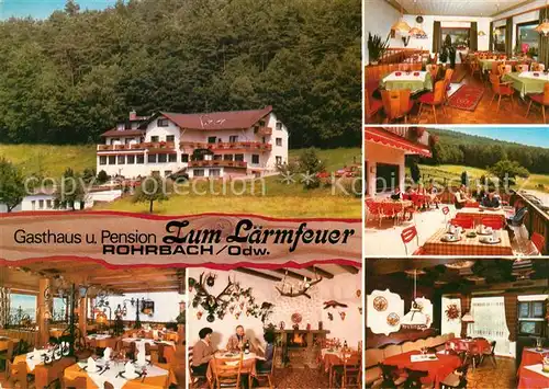AK / Ansichtskarte Rohrbach Reichelsheim Gasthaus Pension Zum Laermfeuer 