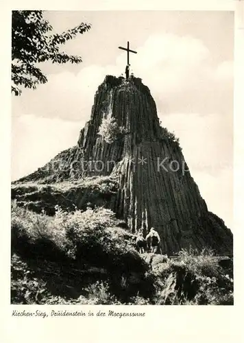 AK / Ansichtskarte Kirchen Sieg Druidenstein Kirchen Sieg Kat. Kirchen (Sieg)