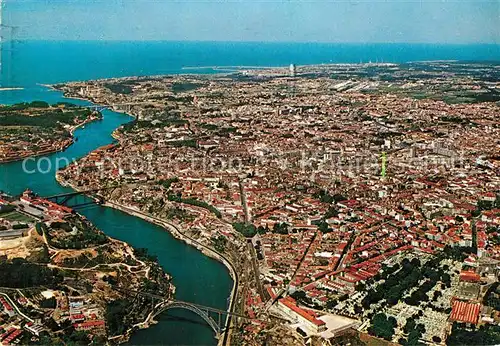 AK / Ansichtskarte Porto Portugal Fliegeraufnahme Tres Pontes  Porto Portugal Kat. Porto