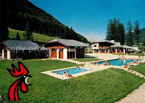 AK / Ansichtskarte Rasen Rasun Camping Corones Swimming Pool Rasen Rasun Kat. Dolomiten Suedtirol