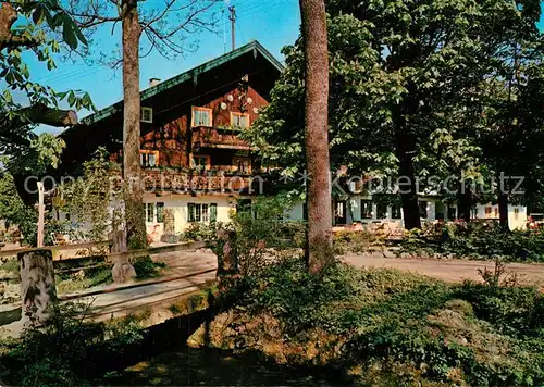 AK / Ansichtskarte Bad Heilbrunn Gasthaus Pension Cafe Ramsau Bad Heilbrunn Kat. Bad Heilbrunn