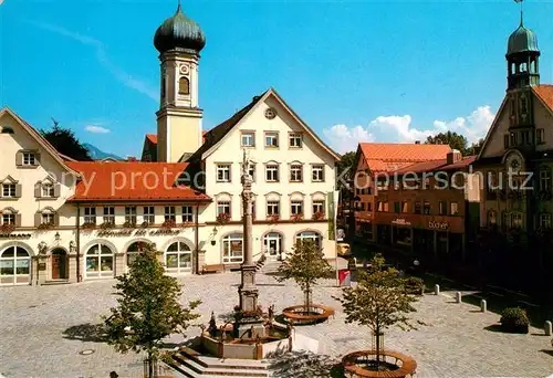 AK / Ansichtskarte Immenstadt Allgaeu Marienplatz Immenstadt Allgaeu Kat. Immenstadt i.Allgaeu