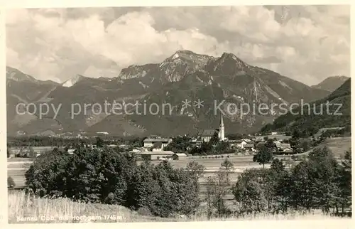 AK / Ansichtskarte Bernau Chiemsee mit Hochgern Bernau Chiemsee Kat. Bernau a.Chiemsee