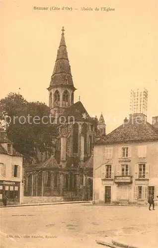 AK / Ansichtskarte Semur en Auxois Abside de l Eglise Semur en Auxois Kat. Semur en Auxois