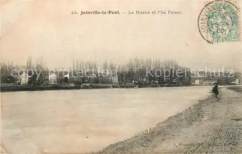 AK / Ansichtskarte Joinville le Pont La Marne et Ile Franac Joinville le Pont Kat. Joinville le Pont