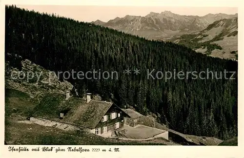 AK / Ansichtskarte Hirschegg Kleinwalsertal Vorarlberg Ifenhuette Panorama Hirschegg Kleinwals Kat. Mittelberg