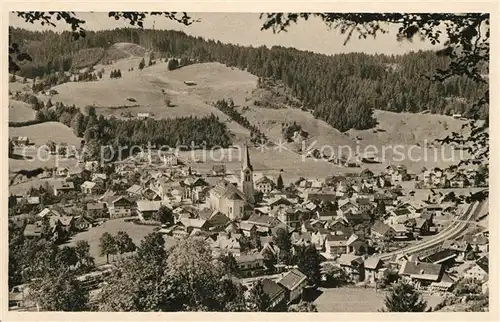 AK / Ansichtskarte Oberstaufen mit Kapf Oberstaufen Kat. Oberstaufen