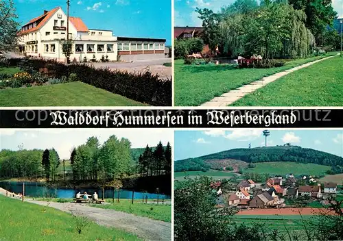 AK / Ansichtskarte Hummersen Hotel Restaurant Zur Post Hummersen Kat. Luegde