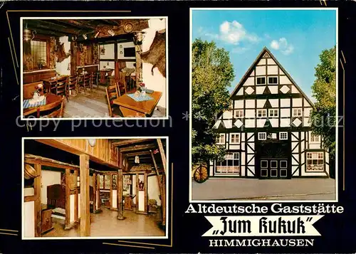 AK / Ansichtskarte Himmighausen Altdeutsches Restaurant Kukuk Himmighausen Kat. Nieheim