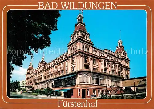 AK / Ansichtskarte Bad Wildungen Fuerstenhof Bad Wildungen Kat. Bad Wildungen