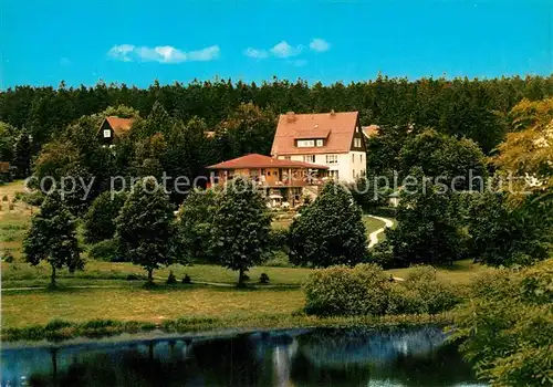 AK / Ansichtskarte Hahnenklee Bockswiese Harz Bastei Gaestehaus Cafe Restaurant  Hahnenklee Bockswiese Kat. Goslar