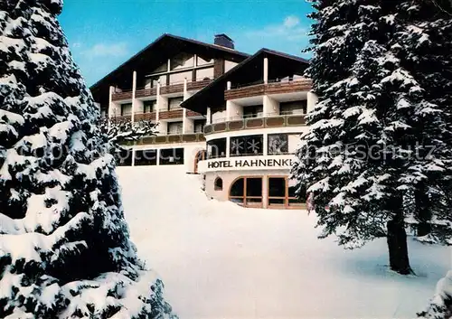 AK / Ansichtskarte Hahnenklee Bockswiese Harz Hotel Hahnenkleer Hof mit Gaestehaus Hahnenklee Bockswiese Kat. Goslar