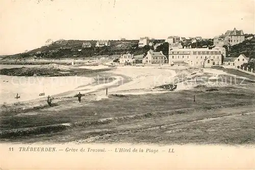 AK / Ansichtskarte Trebeurden Greve de Trozoul Hotel de la Plage Trebeurden Kat. Trebeurden