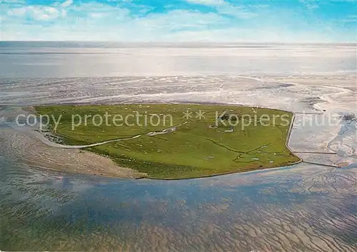 AK / Ansichtskarte Darum Fliegeraufnahme Nationalpark Nordfriesisches Wattenmeer Darum Kat. Osnabrueck