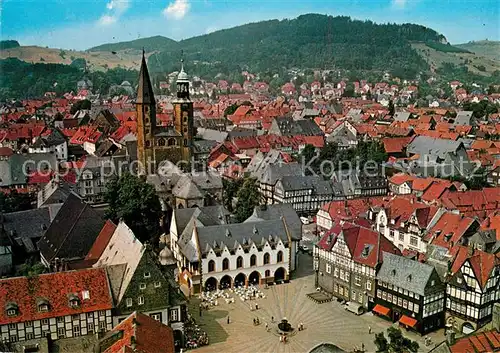 AK / Ansichtskarte Goslar Fliegeraufnahme Altstadt Goslar Kat. Goslar