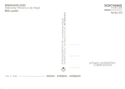 AK / Ansichtskarte Bernkastel Kues Malerischer Weinort an der Mosel Blick zum Ort Bernkastel Kues Kat. Bernkastel Kues