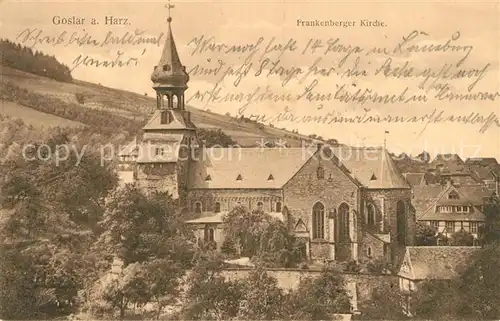 AK / Ansichtskarte Goslar Frankenberger Kirche Goslar Kat. Goslar