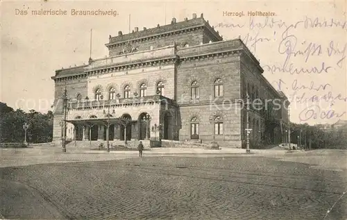 AK / Ansichtskarte Braunschweig Herzogliches Hoftheater Braunschweig Kat. Braunschweig