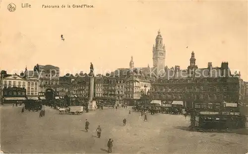 AK / Ansichtskarte Lille Antwerpen Panorama de la Grand Place Lille Antwerpen Kat. 