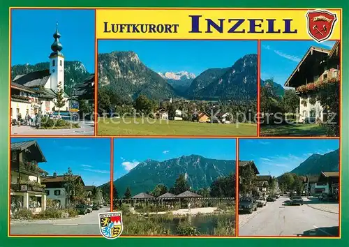 AK / Ansichtskarte Inzell Kirche Panoramen Inzell Kat. Inzell