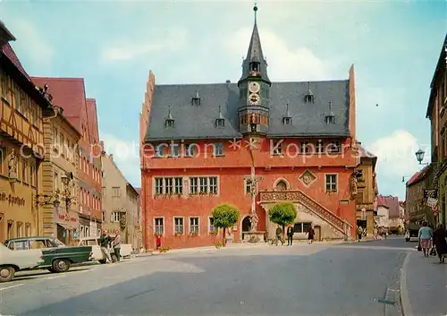 AK / Ansichtskarte Ochsenfurt Marktplatz Rathaus Ochsenfurt Kat. Ochsenfurt