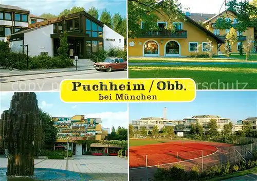 AK / Ansichtskarte Puchheim Rathaus Sportplatz Puchheim Kat. Puchheim