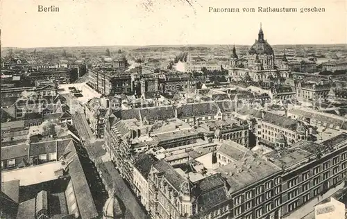 AK / Ansichtskarte Berlin Panorama vom Rathausturm Berlin Kat. Berlin