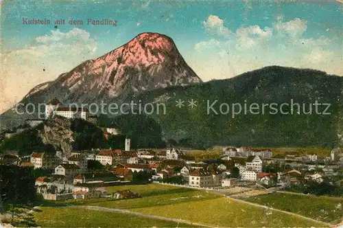 AK / Ansichtskarte Kufstein Tirol mit dem Pendling Kufstein Tirol Kat. Kufstein