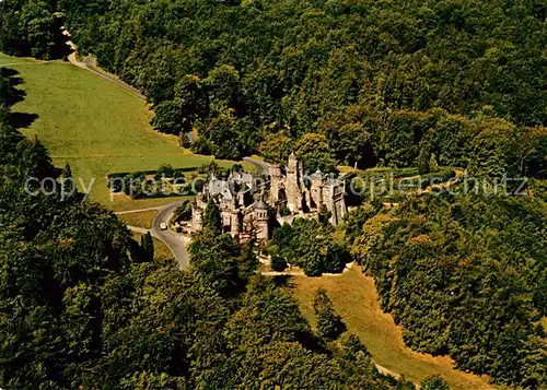 AK / Ansichtskarte Wilhelmshoehe Kassel Fliegeraufnahme Loewenburg im Bergpark Wilhelmshoehe Kassel Kat. Kassel