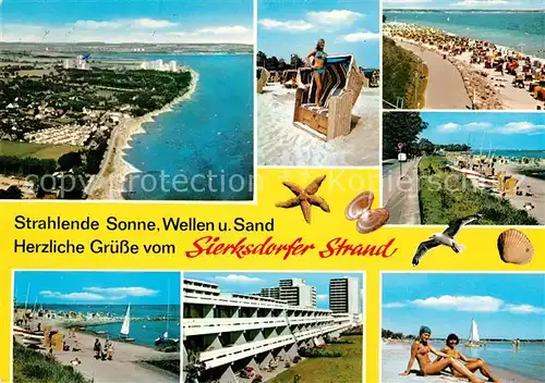 AK / Ansichtskarte Sierksdorf Fliegeraufnahme Strand  Aparthotel Panoramic Sierksdorf Kat. Sierksdorf
