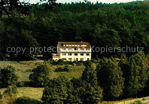 AK / Ansichtskarte Neukirchen Knuellgebirge Waldhotel Justus Ruh Neukirchen Knuellgebirge Kat. Neukirchen