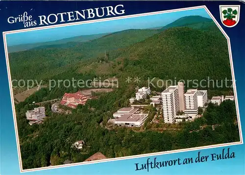 AK / Ansichtskarte Rotenburg Fulda Fliegeraufnahme Hotel Rodenberg  Rotenburg Fulda Kat. Rotenburg a.d. Fulda
