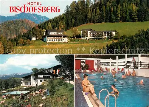 AK / Ansichtskarte Edlbach Windischgarsten Hotel Bischofsberg Schwimmbad Pool Edlbach Kat. Edlbach