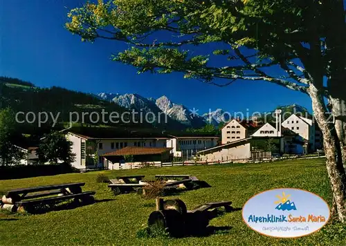 AK / Ansichtskarte Oberjoch Alpenklinik Santa Maria Oberjoch Kat. Bad Hindelang