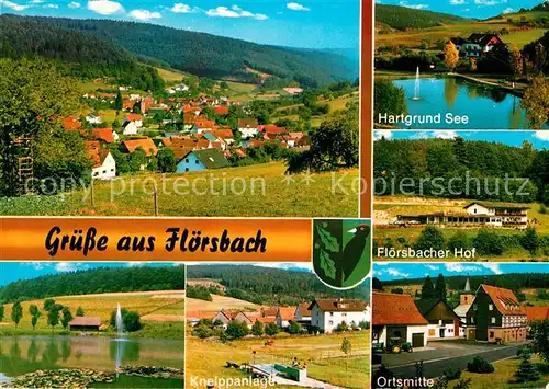 AK / Ansichtskarte Floersbach Hartgrund See Floersbacher Hof Kneippanlage Floersbach Kat. Floersbachtal